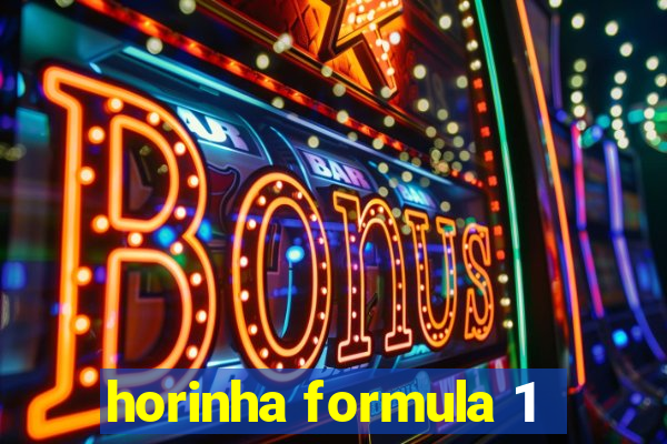 horinha formula 1