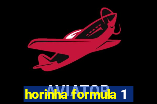 horinha formula 1