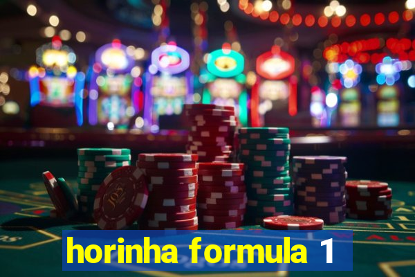 horinha formula 1