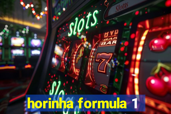 horinha formula 1