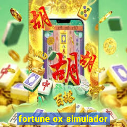 fortune ox simulador