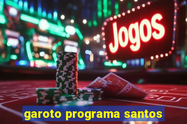 garoto programa santos