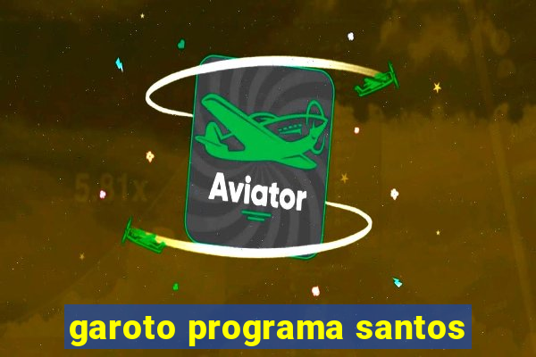 garoto programa santos