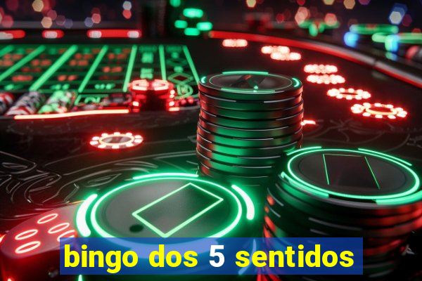 bingo dos 5 sentidos