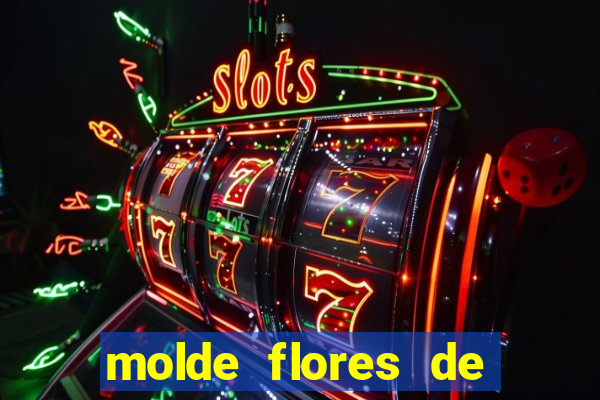 molde flores de papel para imprimir