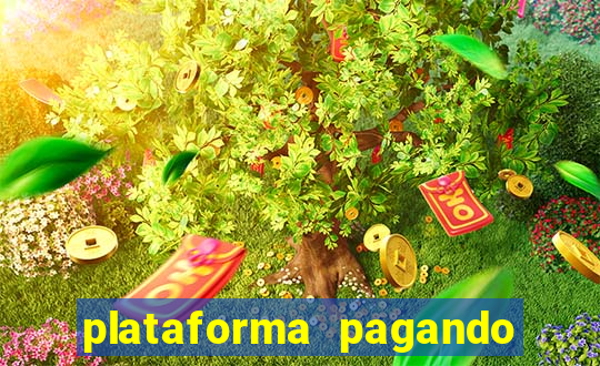 plataforma pagando fortune tiger