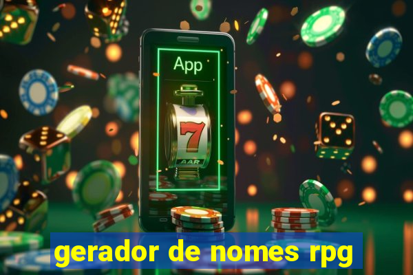 gerador de nomes rpg