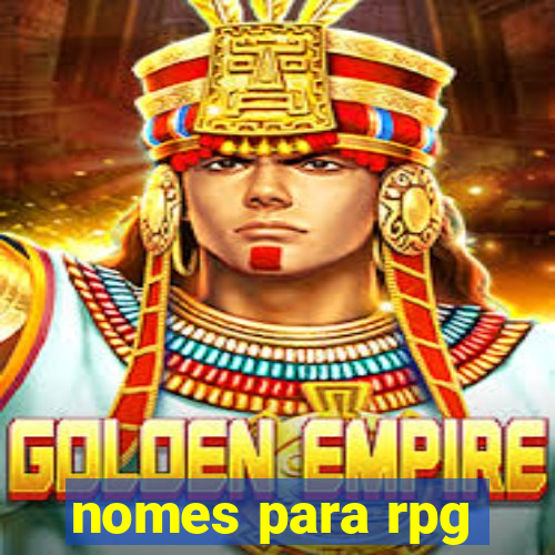 nomes para rpg