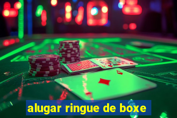 alugar ringue de boxe