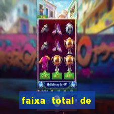 faixa total de gols 2 3 o que significa