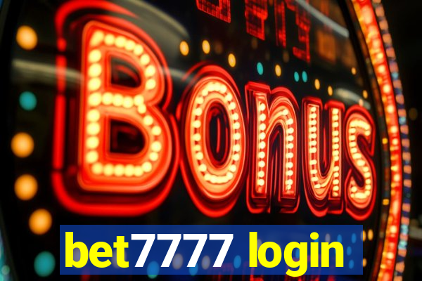 bet7777 login