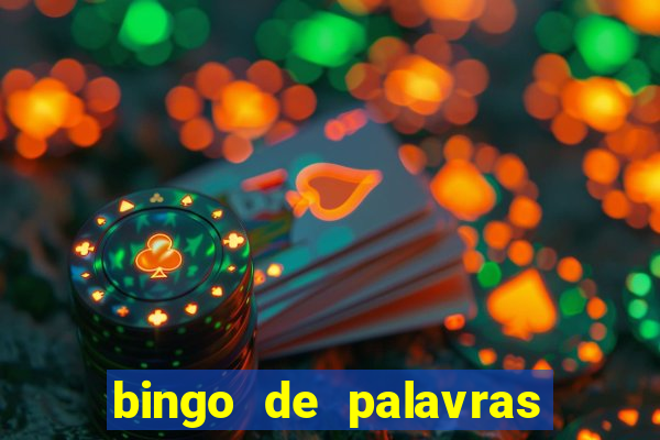 bingo de palavras de natal