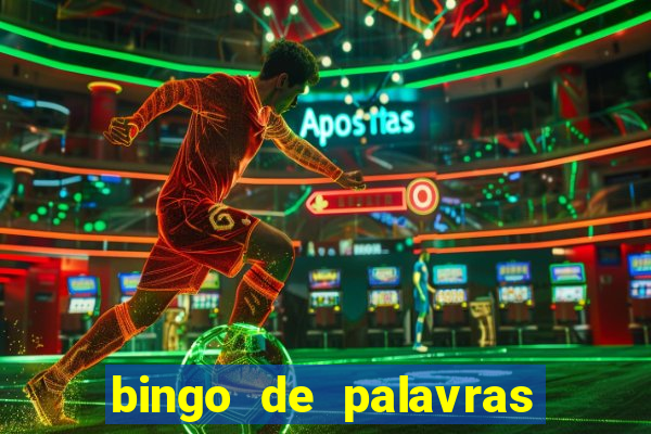 bingo de palavras de natal