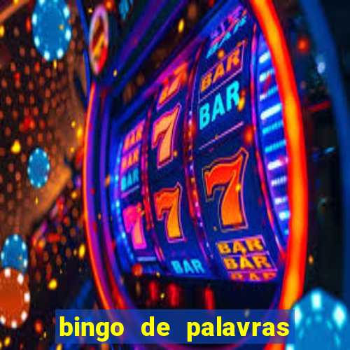 bingo de palavras de natal