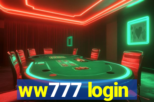 ww777 login