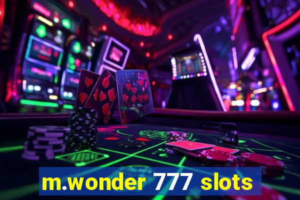 m.wonder 777 slots