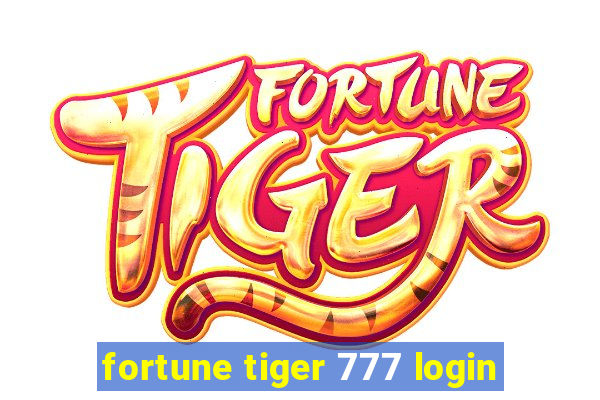 fortune tiger 777 login