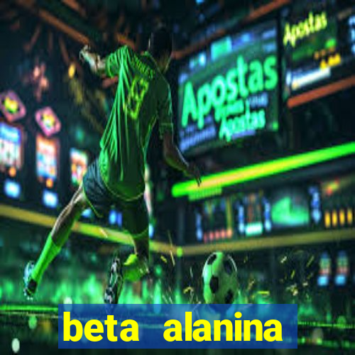 beta alanina aumenta a pressao