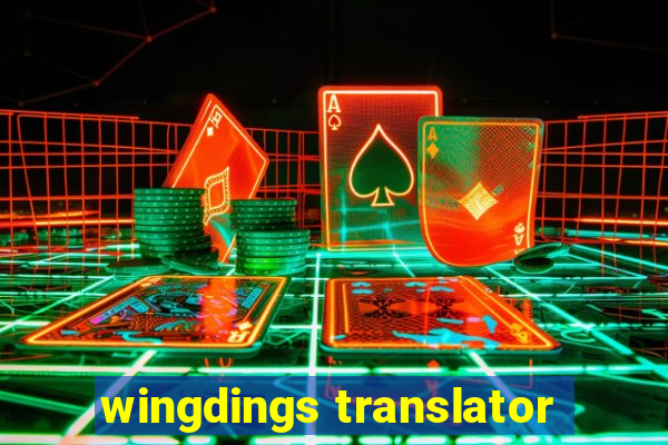 wingdings translator