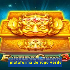 plataforma de jogo verde