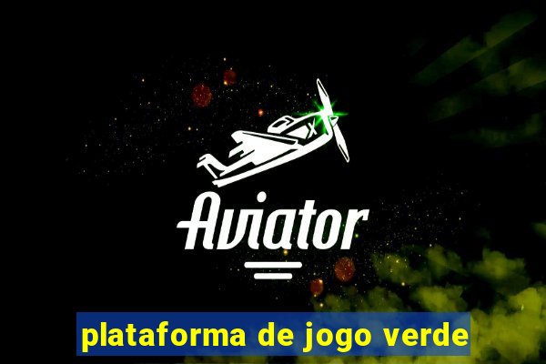 plataforma de jogo verde