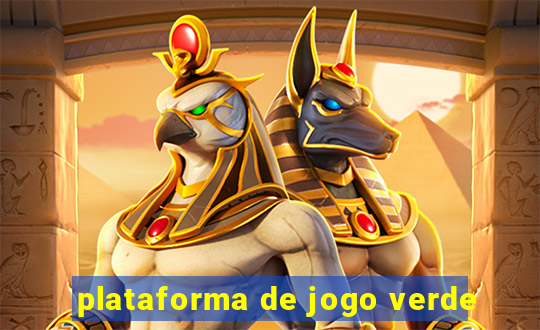 plataforma de jogo verde