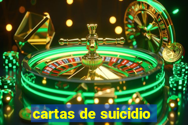 cartas de suicidio