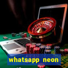 whatsapp neon consiga mais