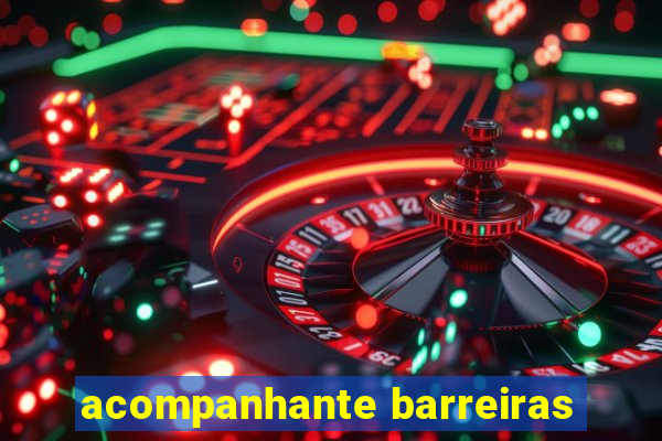 acompanhante barreiras