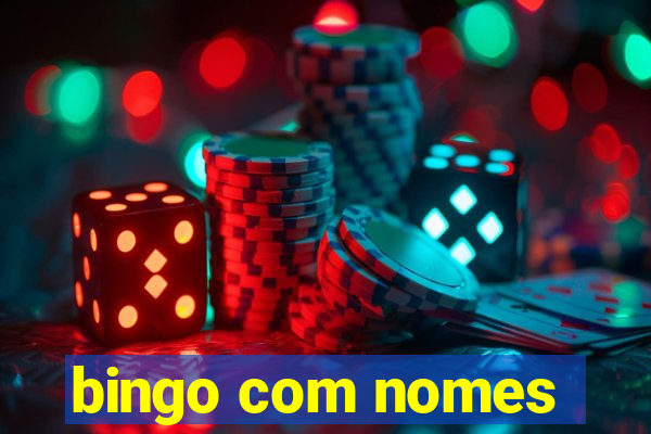 bingo com nomes