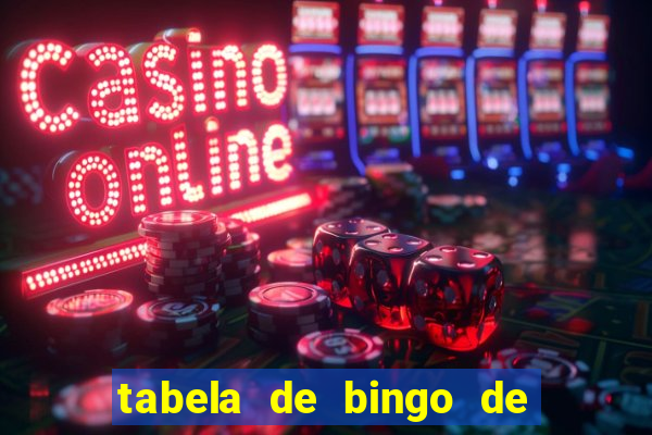 tabela de bingo de 1 a 100