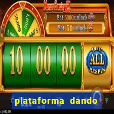 plataforma dando bonus de cadastro