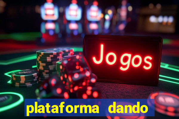 plataforma dando bonus de cadastro