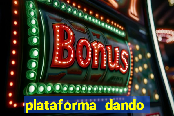 plataforma dando bonus de cadastro