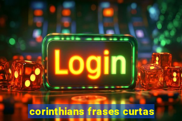 corinthians frases curtas