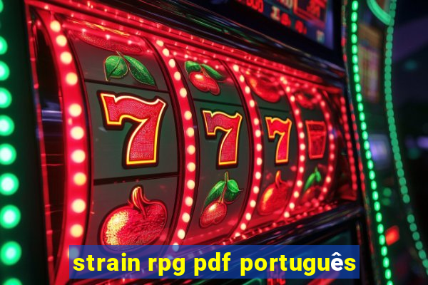 strain rpg pdf português