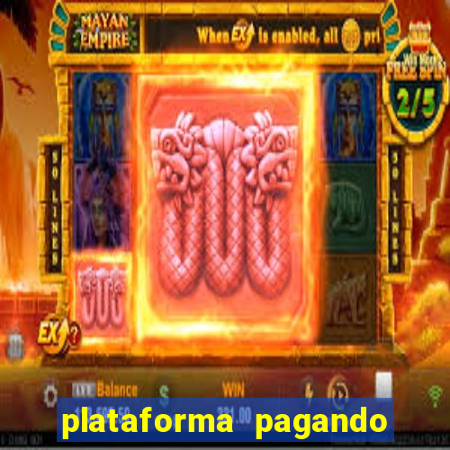 plataforma pagando bem hoje