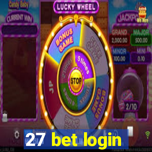 27 bet login