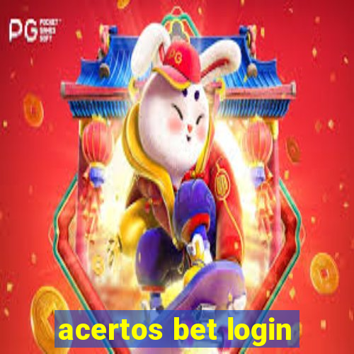 acertos bet login