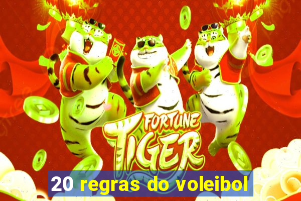 20 regras do voleibol