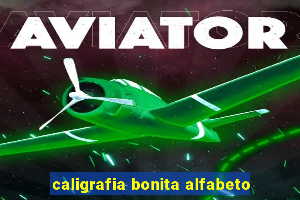 caligrafia bonita alfabeto