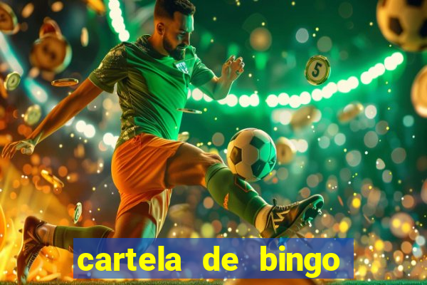 cartela de bingo cha de bebe