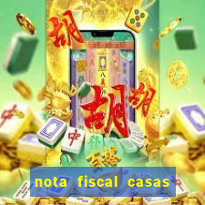 nota fiscal casas bahia 2 via