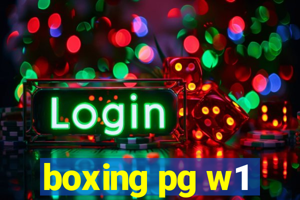 boxing pg w1