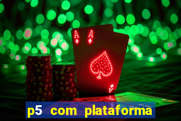 p5 com plataforma de jogos