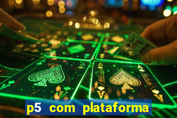 p5 com plataforma de jogos