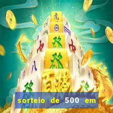 sorteio de 500 em cash toda segunda feira novibet como funciona