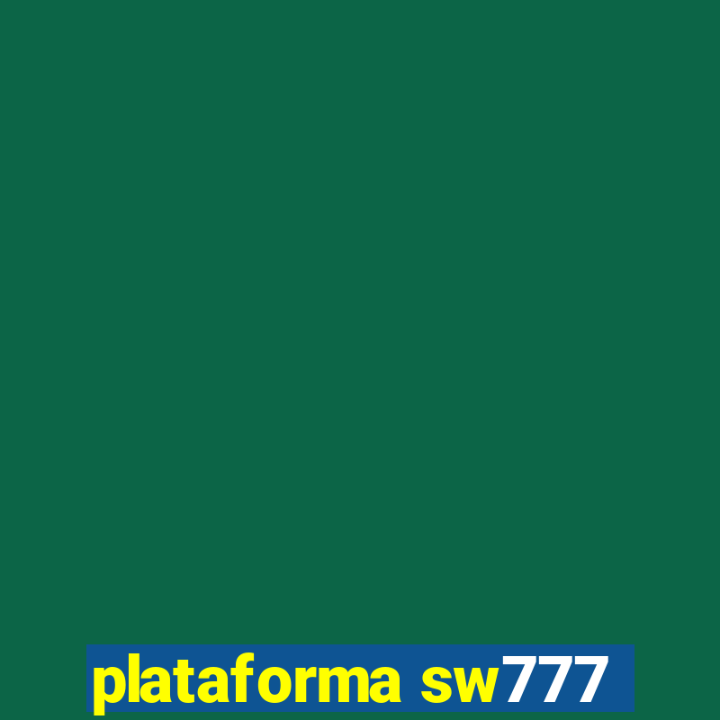 plataforma sw777