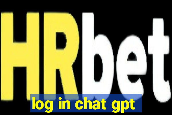 log in chat gpt