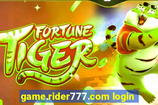 game.rider777.com login